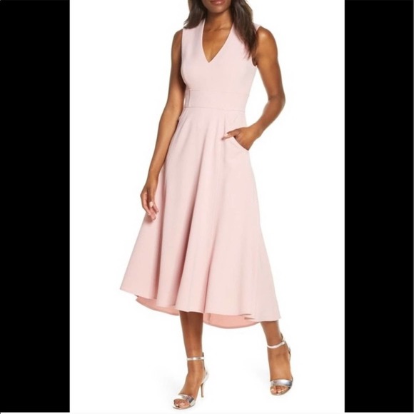Eliza J Dresses & Skirts - NWOT Eliza J soft pink midi dress size 10